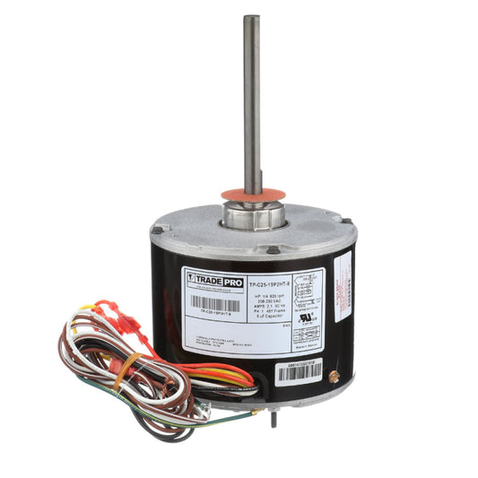Condenser Motor - 1 Speed, 825 RPM, 230 Volt, 1/4 Horsepower, High