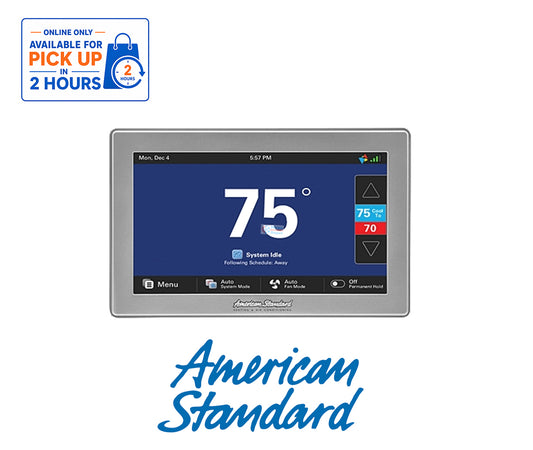 American Standard AccuLink AZON1050AC52ZC Platinum 1050 Smart Thermostat – 5 Heat / 2 Cool, Wi-Fi, Z-Wave & Dehumidification Control