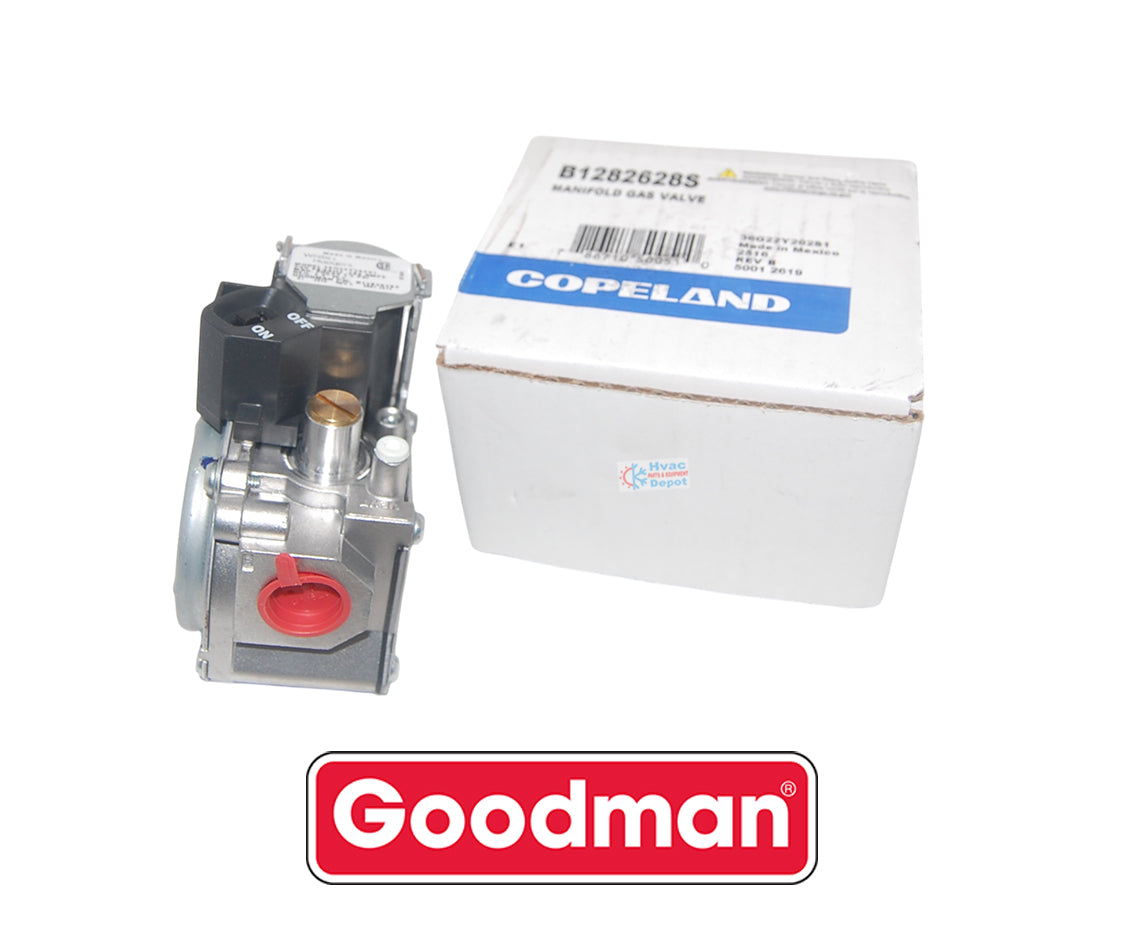 Goodman-Amana 3.5" WC Gas Valve, 24V, B1282628S/B12826-14