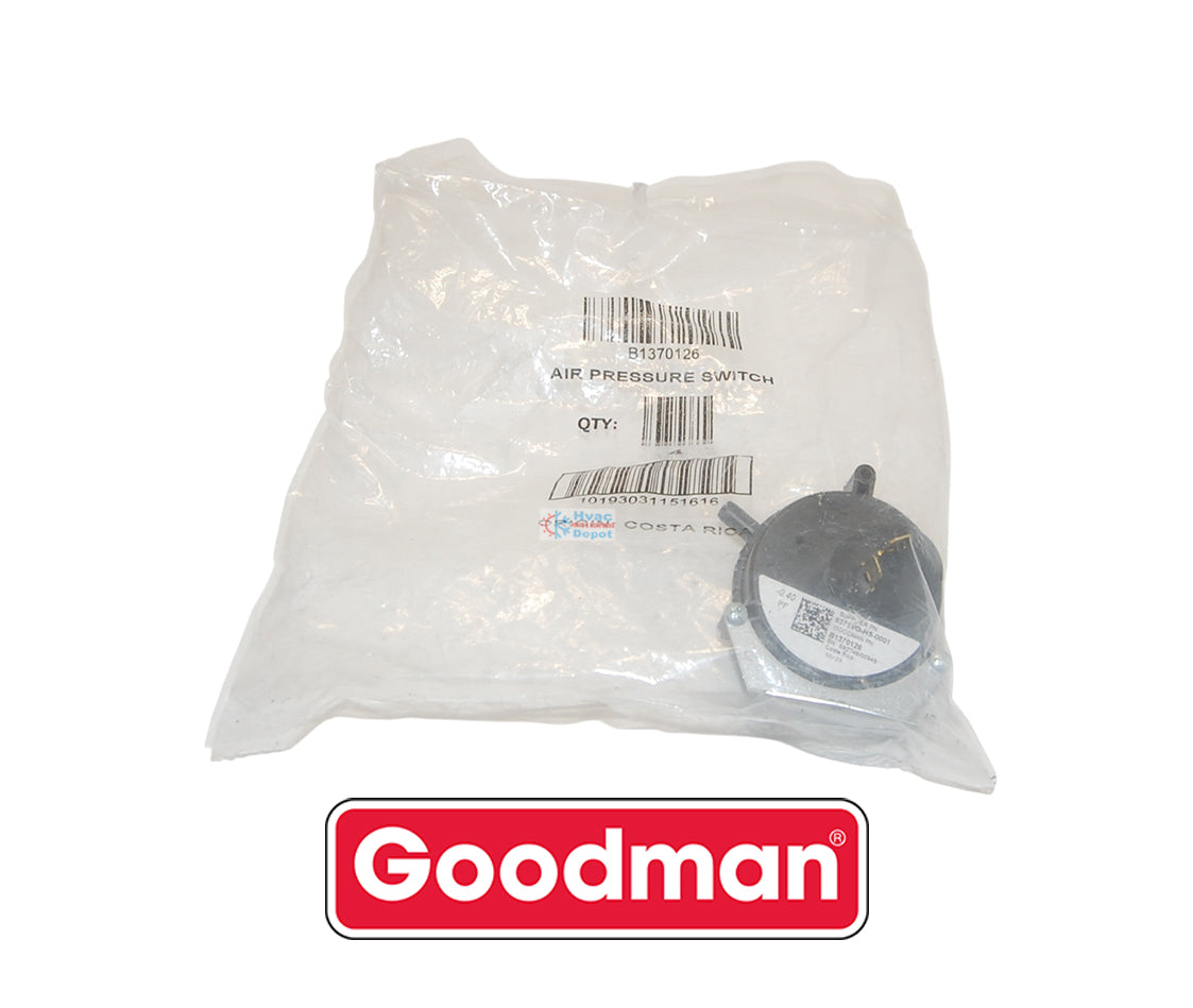 Goodman-Amana Pressure Switch (-0.40" WC), B1370126