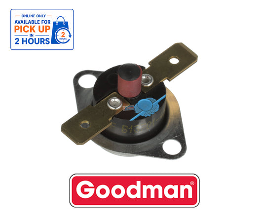 Goodman Daikin B1370145 OEM Flame Rollout Switch – SPST 300°F Furnace Temperature Safety Control