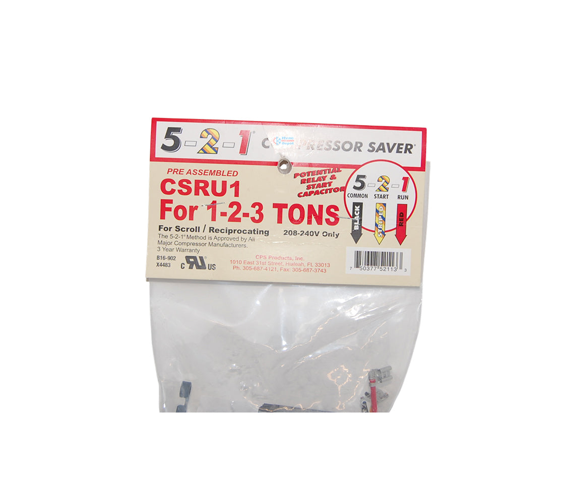 Compressor Saver Hard Start Assist Kit | For 1.5 - 3 Ton Compressors