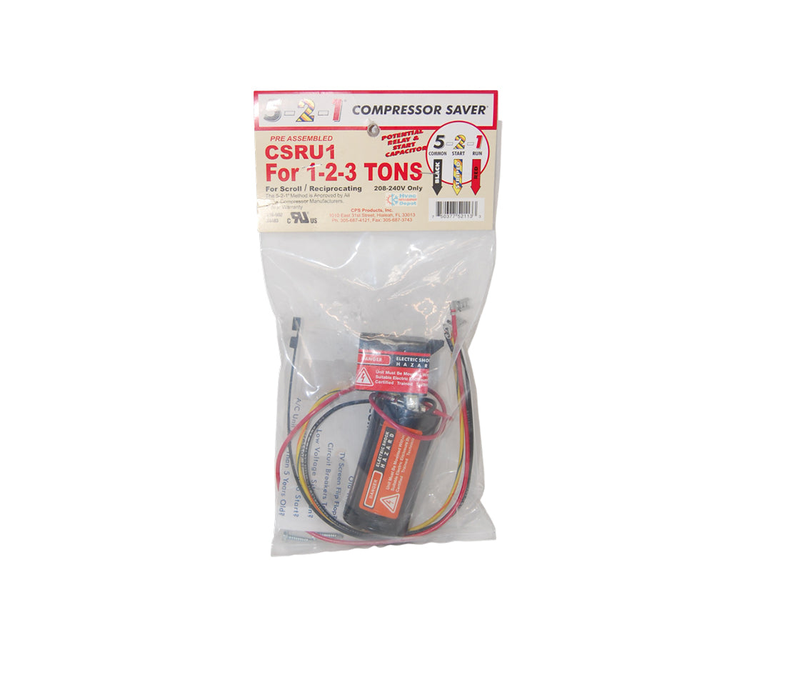Compressor Saver Hard Start Assist Kit | For 1.5 - 3 Ton Compressors