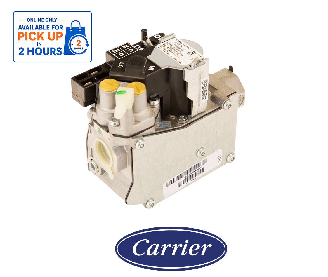 Carrier Factory Authorized Parts EF33CW204 OEM Gas Valve – White-Rodgers 36J55-503, 24V, 2-Stage, 1/2" NPT, Natural Gas