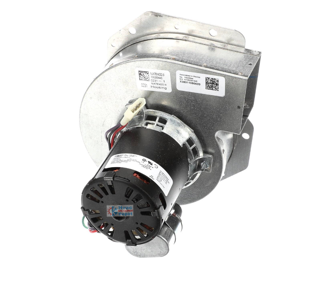 Trane FAN04216 Fan 2 Speed Combustion Air Blower 1/15 Hp Motor FAN04216/X38011050010