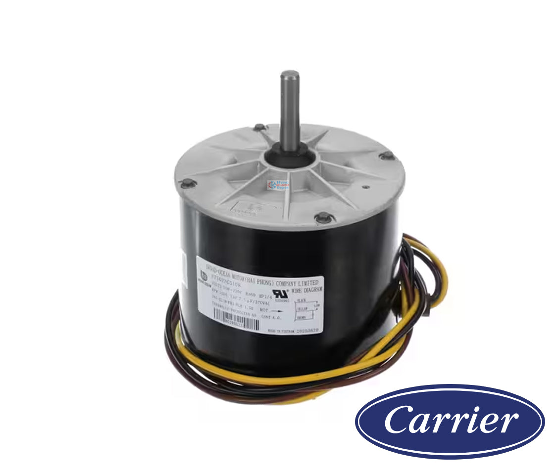 Factory Authorized Parts™ HC39GQ232 Condenser Fan Motor | 1/4 HP | 208-230V | 1075 RPM | 48-Frame | CCW Rotation