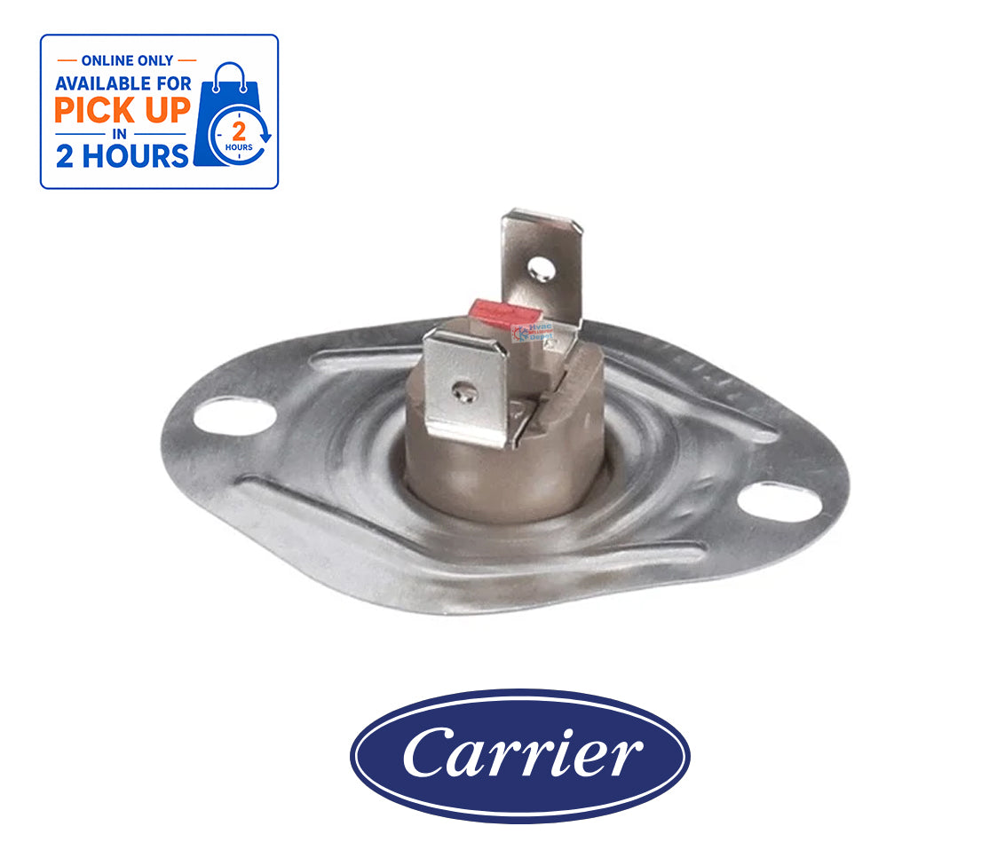 Carrier Factory Authorized Parts HH18HA449 OEM Temperature Actuated Switch – Furnace Limit Safety Control Replacement