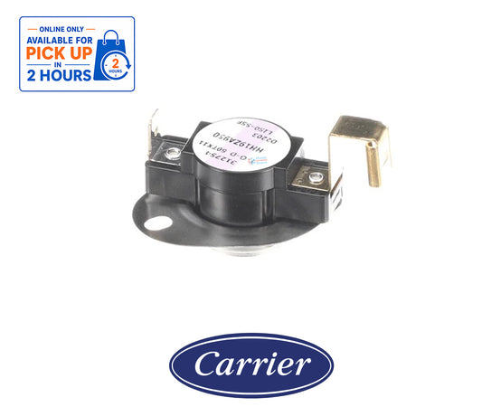 Carrier Factory Authorized Parts HH19ZA950 OEM Automatic Reset Limit Switch – L150-55°F Temperature Safety Control