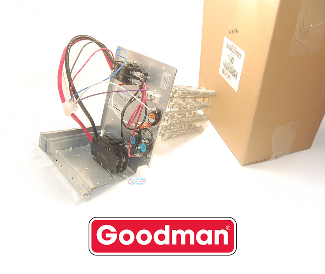 Goodman HKTSD10X1 – Genuine OEM Electric Heat Kit (10 KW, 208-240V, 1PH) with Circuit Breaker