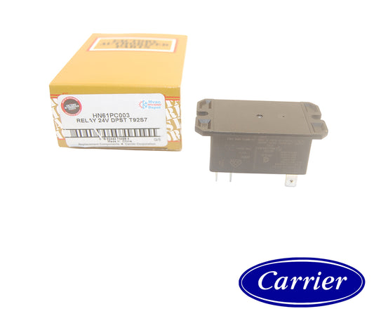 Carrier HN61PC003 Relay 24V DPST T92S7D22-22-01