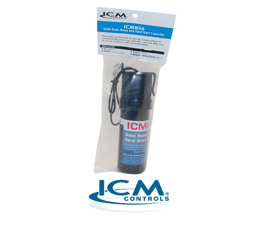 ICM856 PTCR Hard Start Kit – 130-156 MFD, 115-288 VAC, 1/2 to 10 HP