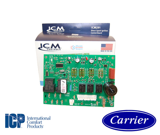 ICM291 Two-Speed Furnace Control Board – Replacement for ICP 1171166 & Carrier 1010738