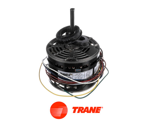 Trane MOT18975 – Genuine OEM Replacement Motor; 1/4 HP, 200-230 V, 48 Frame, 1075 RPM / 3 Speed