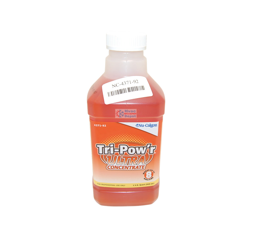 Nu-Calgon 4371-92 Tri-Pow'r HD Coil Cleaner 1 Quart Ultra Concentrate
