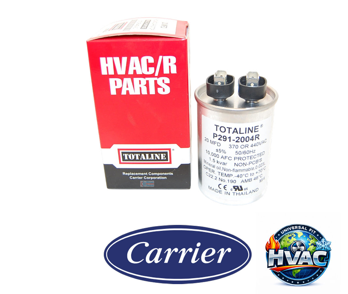 TOTALINE P291-2004R Run Capacitor – 20 MFD 370/440 VAC Round Single Run Capacitor