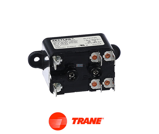 Trane RLY01720 – Genuine OEM Replacement Relay; Fan, SPNO/SPNC 7 A, 208/240 V Coil