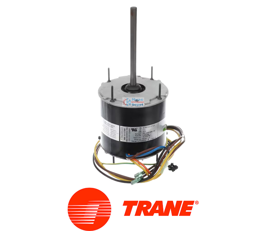 Trane SFMC501SP2V Condenser Fan Motor | 1/2 HP 208-230V 1075 RPM