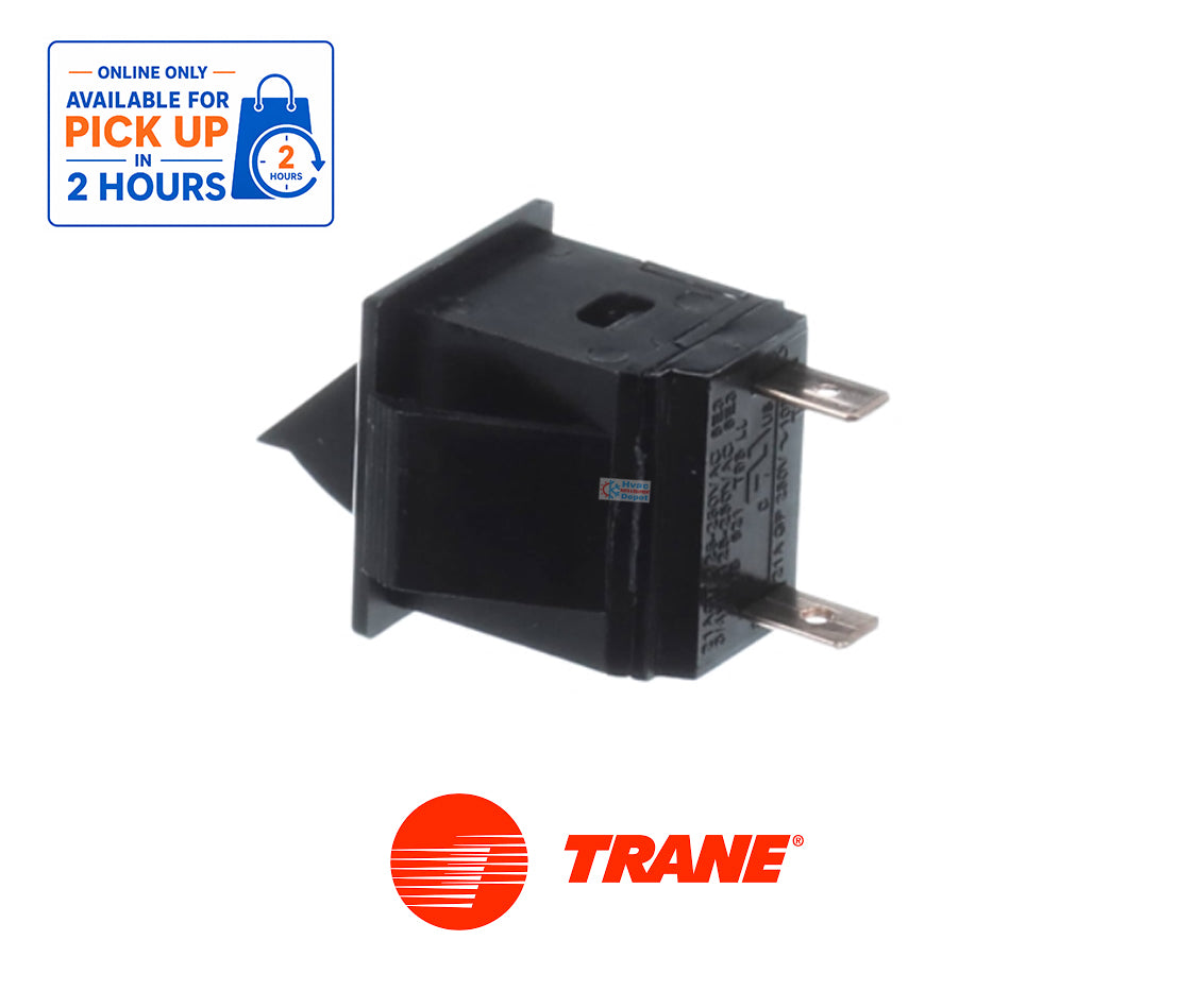 Trane American Standard SWT01714 OEM Furnace Door Switch – SPST, 21 Amp, 125/250 VAC – HVAC Blower Compartment Safety Switch
