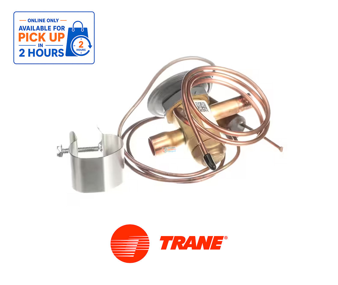 Trane / American Standard VAL08719 OEM Thermostatic Expansion Valve (TXV) – 3 Ton, 3/8" Female Sweat/Brazed Inlet, Permanent Strainer