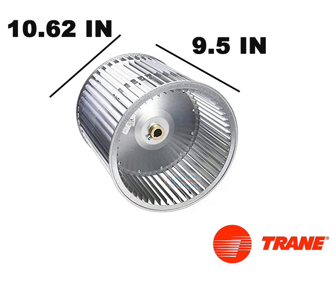 Trane American Standard Blower Wheel 10.62"D X 9.5" W Direct Replacement