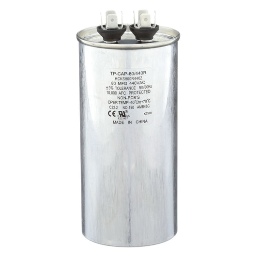 TRADEPRO® TP-CAP-40/7.5/440R - Run Capacitor, 40/7.5 440 VAC, Round, Dual Rated