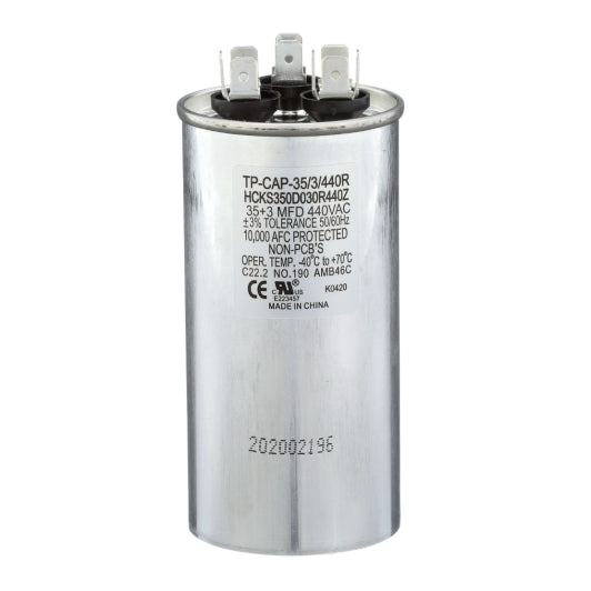 Run Capacitor, 40/440 VAC, Round