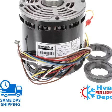 Trane MOT18950 Motor, Blower, 115Volt, 60HZ, 1PH, 1075 RPM, 3/4 HP, 4 Speed