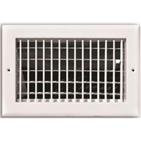 Truaire 12 In. x 6 in. Adjustable 1 Way Wall/Ceiling Register