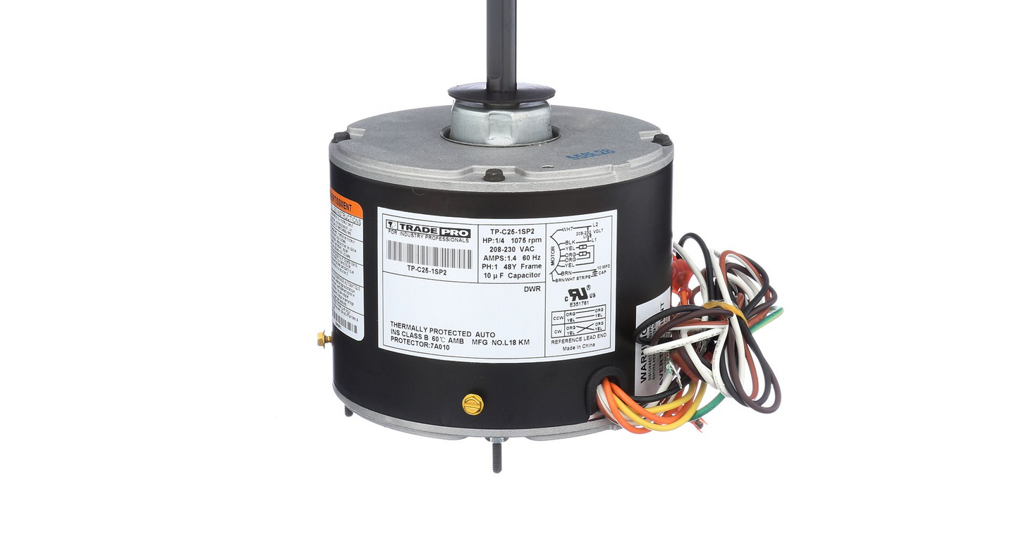 TP CND 1/4HP 1075RPM 230V