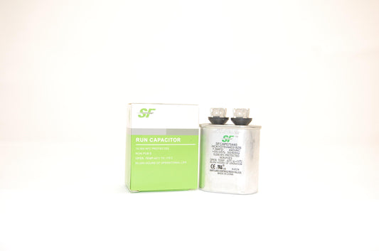 Capacitor; 7.5MFD 370/440V Oval Run Capacitor