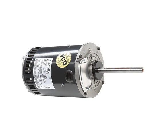 LEESON Condenser Fan Motor, 1.50 & 1 HP, 3 Ph, 60 & 50 Hz, 208-230/460 & 190/380 V, 1200 & 1000 RPM, 56HZ Frame, OPAO - X523