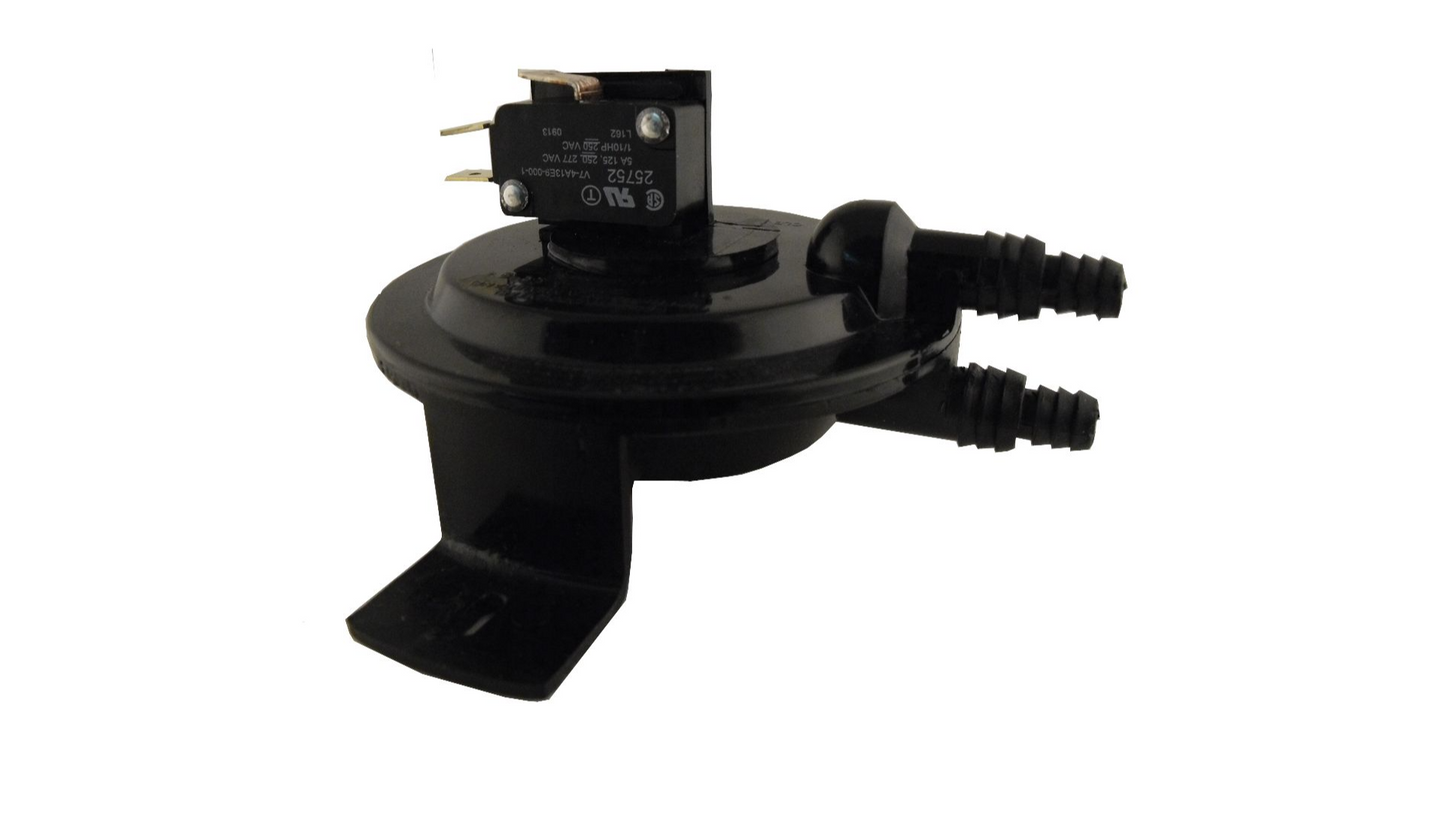 Supco RSS495011 - Adjustable Air Pressure Sensing Switch, 0.25" - 1" Water Column