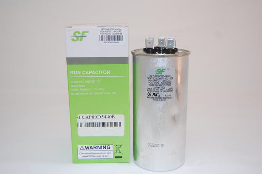 Capacitor 80+5MFD 370/440V Round Run Capacitors