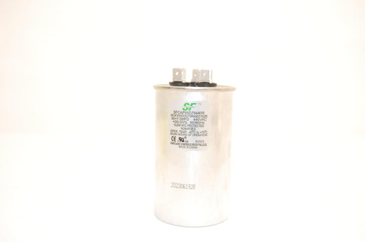 Capacitor; 55+7.5MFD 370/440V Round Run Capacitor