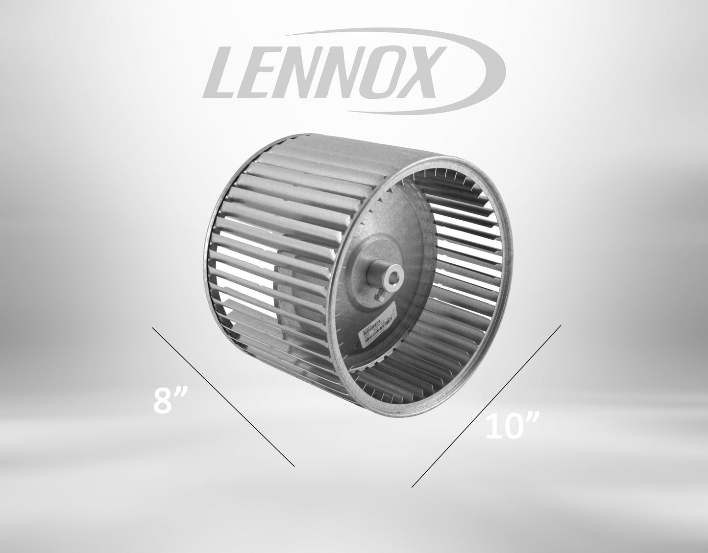 Lennox LB-29333BBS, Direct Drive Blower Wheel, 10 x 8 x 1/2 Inch