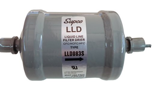 Liquid Line Drier, 5 7/16" End To End, 2 1/2" Top To Bottom