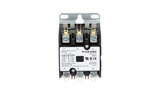 TP CONT 3POLE 24VAC 30AMP