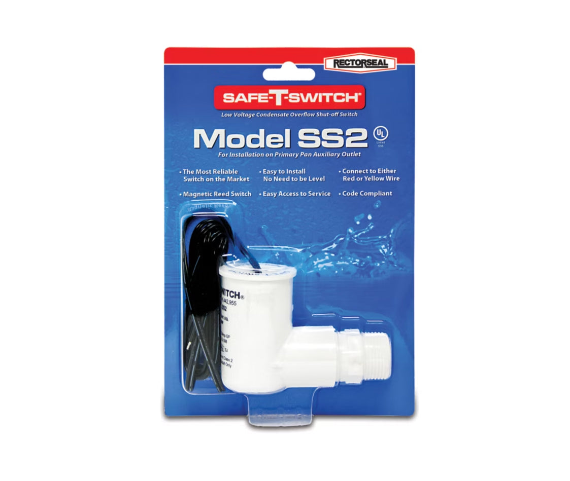 Rectorseal® Safe-T-Switch - Primary Pan Secondary Drain Outlet Condensate Shutoff Switch