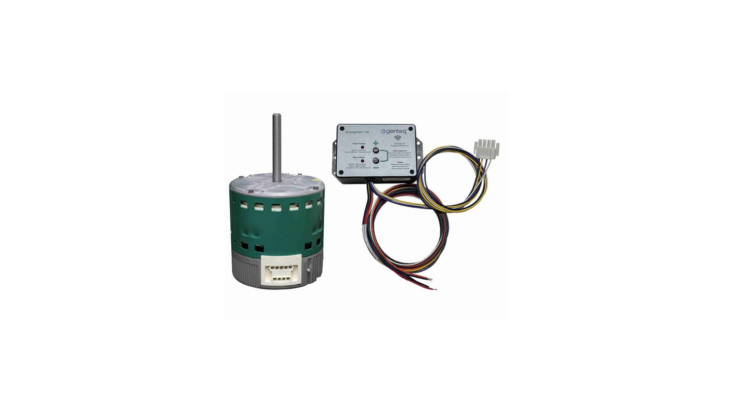 Regal 6510VUI Genteq EVERGREEN® VS, Variable Speed Blower Motor, 1 HP, 120/240 V, 1050 RPM, Reversible, 48 Frame, Interface