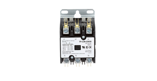 TP-CON-3/24/30 - Contactor - 3 Pole, 24 VAC, 30 Amp