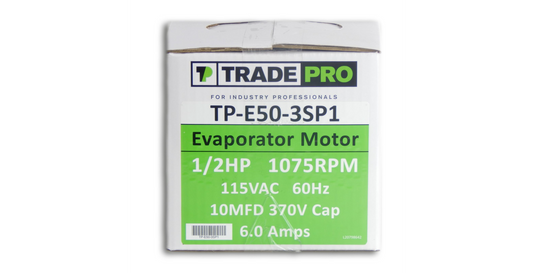 TP EVP 1/2HP 1075RPM 115V