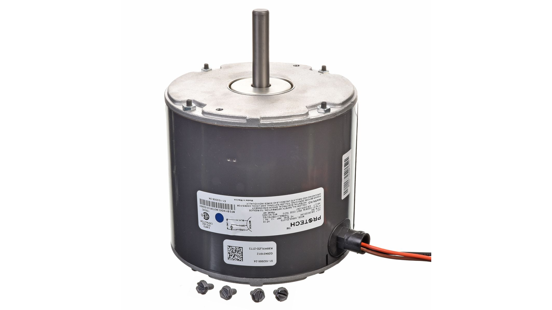 PROTECH 51-102008-34 - Condenser Motor - 1/5 HP, 208-230/1/60-50 (825 RPM/1 Speed) Item: 51-102008-34 MFG: 51-102008-34