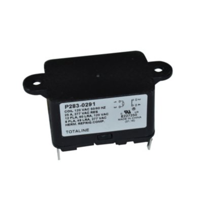 Totaline® - P283-0291 Spst 110/240V Coil Fan Relay Item: P283-0291 MFR: P283-0291