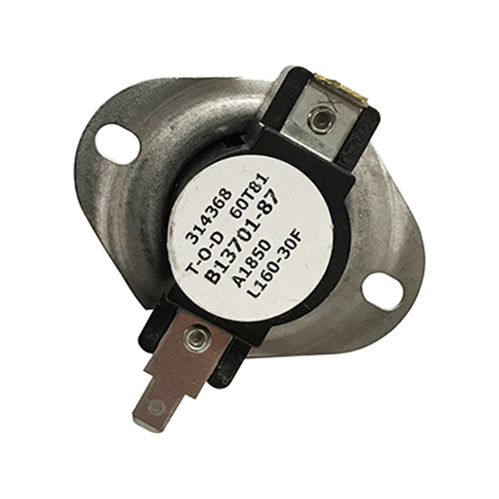 Limit Switch, Auto, Primary, 130 to 160 degF, 3 in LG PRODUCT:B1370187