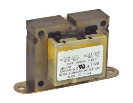 Mars 50352, Class 2 Transformer, 40 VA, 120 VAC 50/60 Hz Primary, 24 VAC Secondary Cat # : 13N48 Model/Part # : 50352