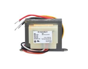 TRADEPRO® TP-75VA-MULTI - Transformer, 120-208-240-480/24 VA & 75 VA With Wire Leads & Quick Connect Item: TP-75VA-MULTI MFG: HCTY08H2AF02